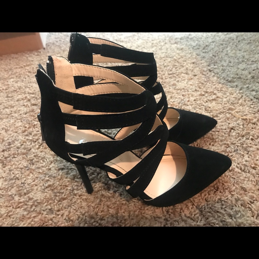 Black high heels